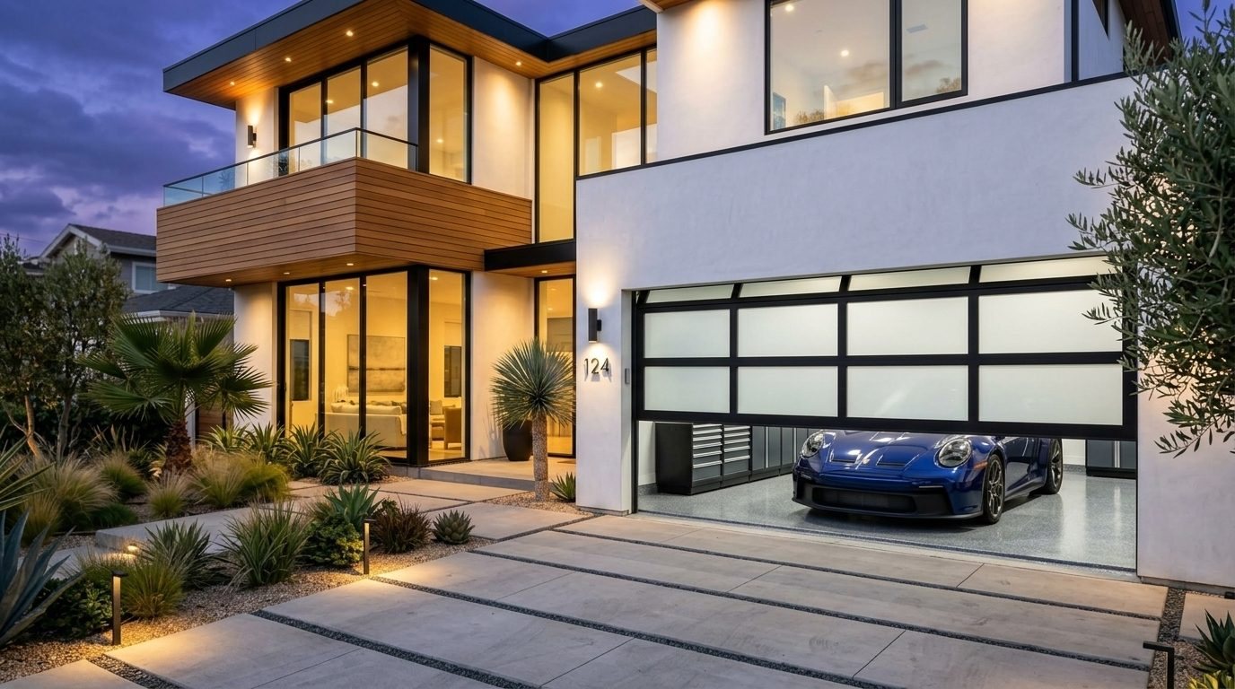 Ella Affordable Garage Door Overhead Garage Door Gliding Open in Park Ridge, IL